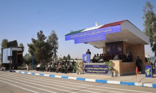 صبحگاه مشترک نیروهای مسلح استان سمنان برگزار شد
