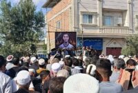 دست آخر زندگی یک قهرمان/سنگ تمام گلستانی‌ها در تشییع صابر کاظمی