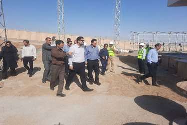 بازدید از روند اجرای پست برق شهرک صنعتی ایوانکی بازدید از روند اجرای پست برق شهرک صنعتی ایوانکی
